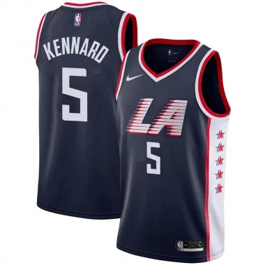 Custom soccer jersey with embroidery and design choices-Custom basketball jersey with embroidery and design choices-Luke Kennard Los Angeles Clippers Jersey