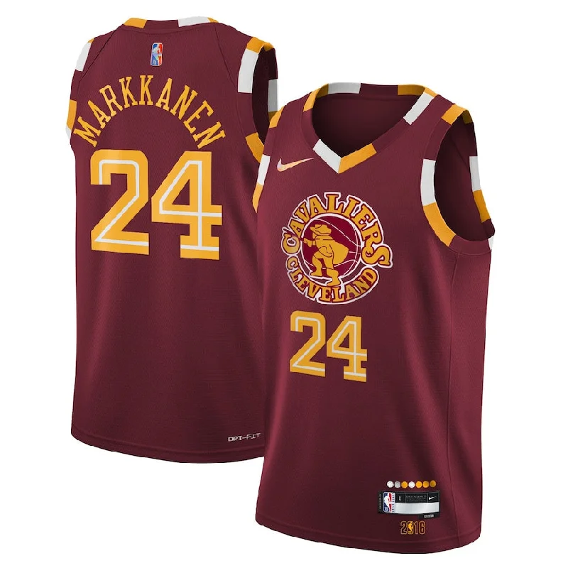 Custom soccer jersey for team spirit-Custom basketball jersey for team spirit-Lauri Markkanen Cleveland Cavaliers Jersey