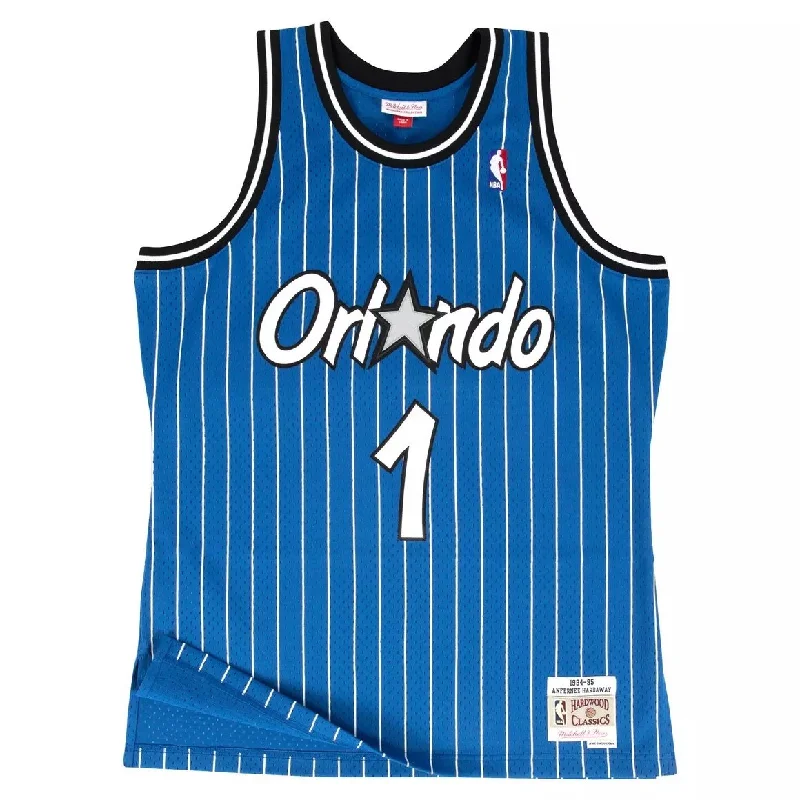 Soccer jersey with mesh panels for ventilation-Basketball jersey with mesh panels for ventilation-Tracy McGrady Orlando Magic Jersey