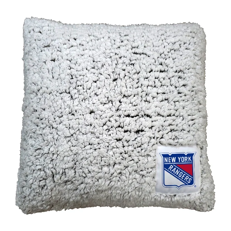 Personalized team home textiles with logo-New York Rangers Frosty Pillow