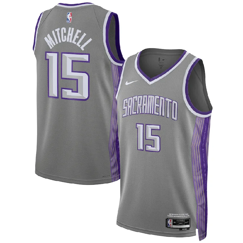 Soccer jersey for professional athletes and amateurs-Basketball jersey for professional athletes and amateurs-Davion Mitchell Sacramento Kings Jersey