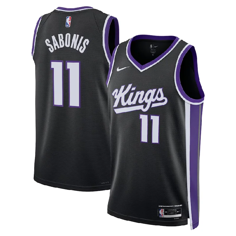 Custom soccer jersey for fan events and parades-Custom basketball jersey for fan events and parades-Domantas Sabonis Sacramento Kings Jersey