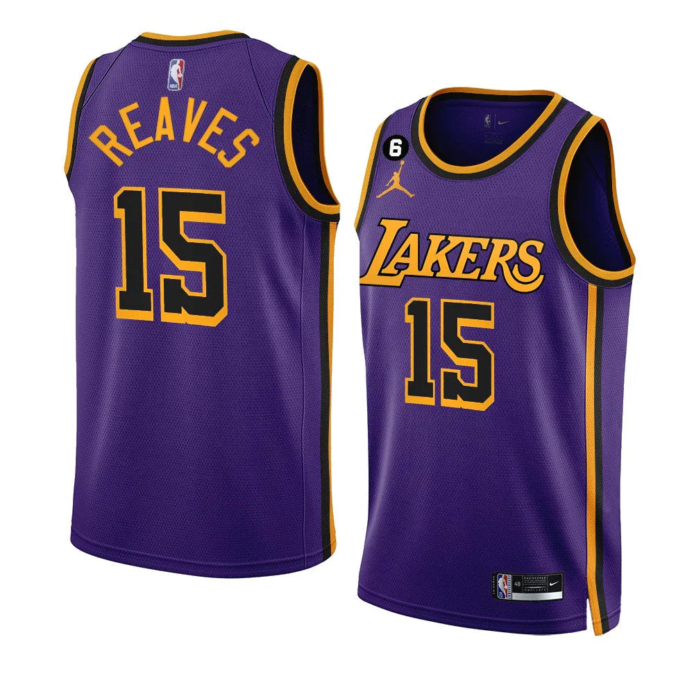 Soccer jersey with breathable fabric for all-day wear-Basketball jersey with breathable fabric for all-day wear-Austin Reaves Los Angeles Lakers Jersey