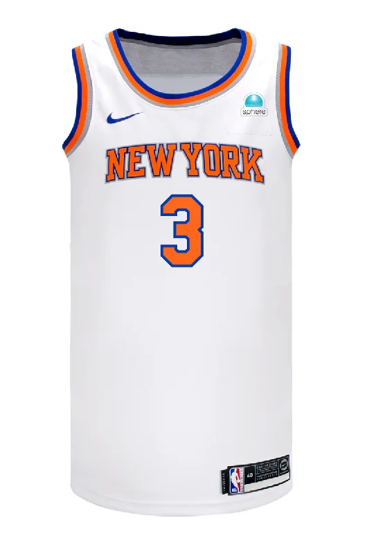 Custom soccer jersey with breathable fabric for fitness-Custom basketball jersey with breathable fabric for fitness-Josh Hart New York Knicks Jersey