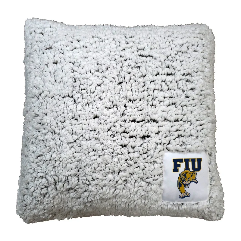 Affordable team home textiles for game day celebrations-Florida Int'l Frosty Throw Pillow