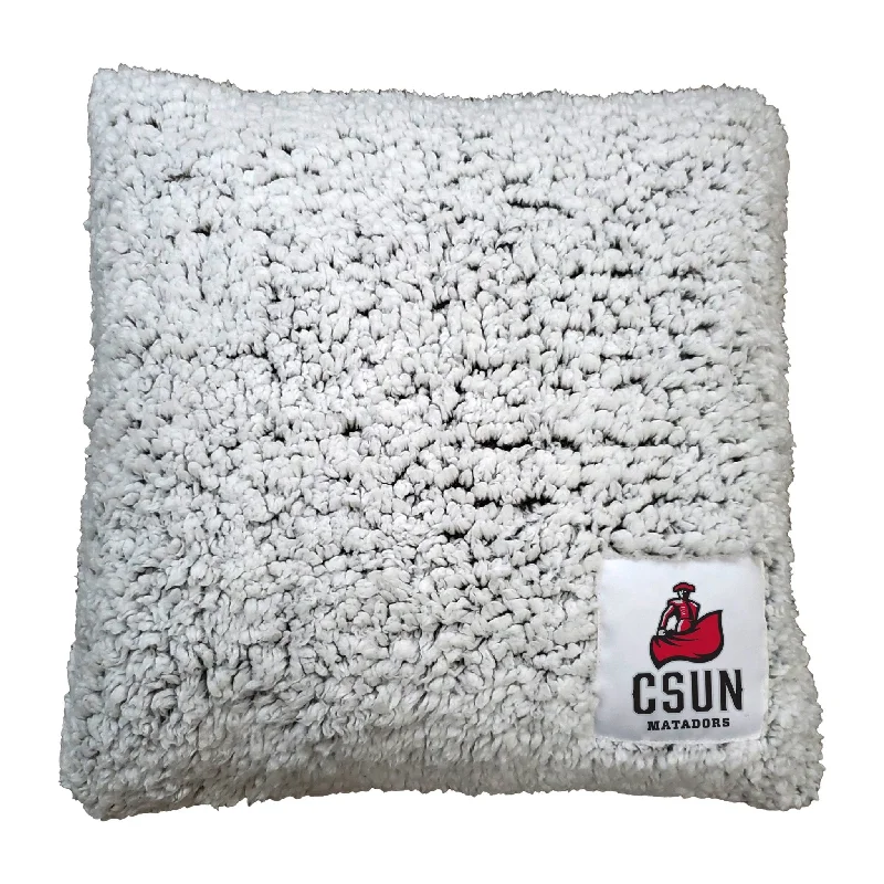 Personalized team textiles for fan merchandise and gifting-California State Northridge Frosty Pillow