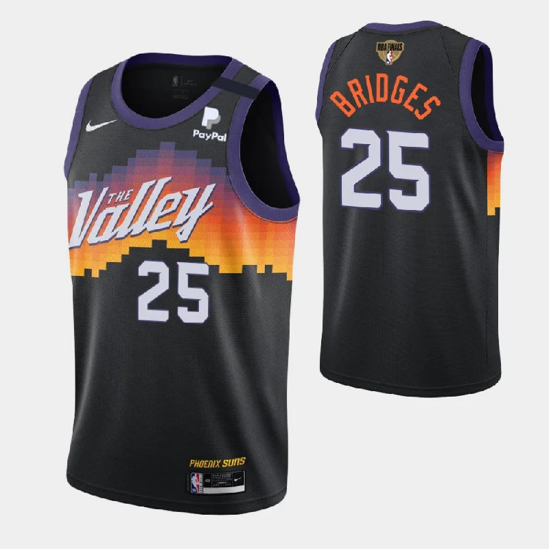 Custom soccer jersey for tournaments and competitions-Custom basketball jersey for tournaments and competitions-Mikal Bridges Phoenix Suns Jersey