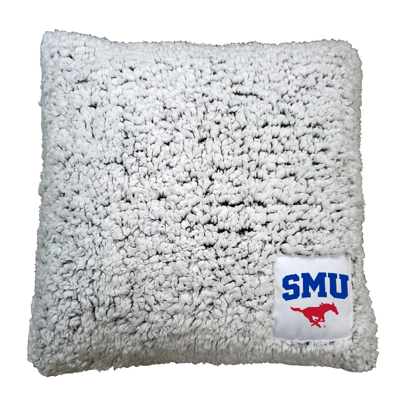 Custom team home textiles for game night hosting-SMU Frosty Throw Pillow