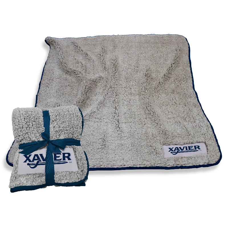 Sports team home textiles for ultimate fan experience-Xavier Frosty Fleece