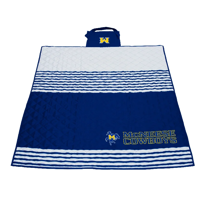 Team home textiles with sports team slogans-McNeese State Outdoor Blanket