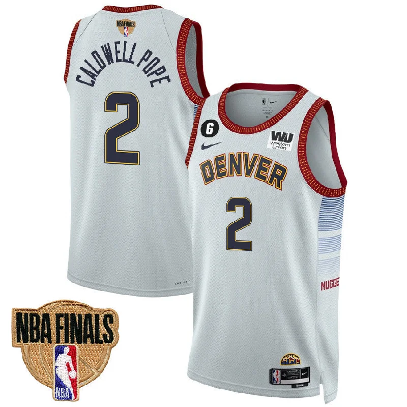 Custom soccer jersey with colorful and bold designs-Custom basketball jersey with colorful and bold designs-Kentavious Caldwell Pope Denver Nuggets NBA Finals Jersey