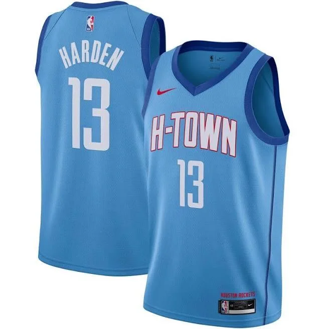 Authentic soccer jersey for collectors-Authentic basketball jersey for collectors-James Harden Houston Rockets 2020-21 City Edition Jersey