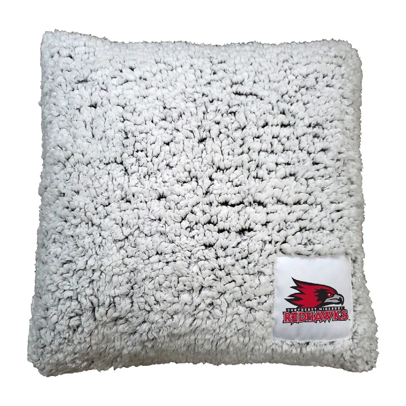 Custom team textiles for tailgating and outdoor games-Southeast Missouri State Frosty Throw Pillow