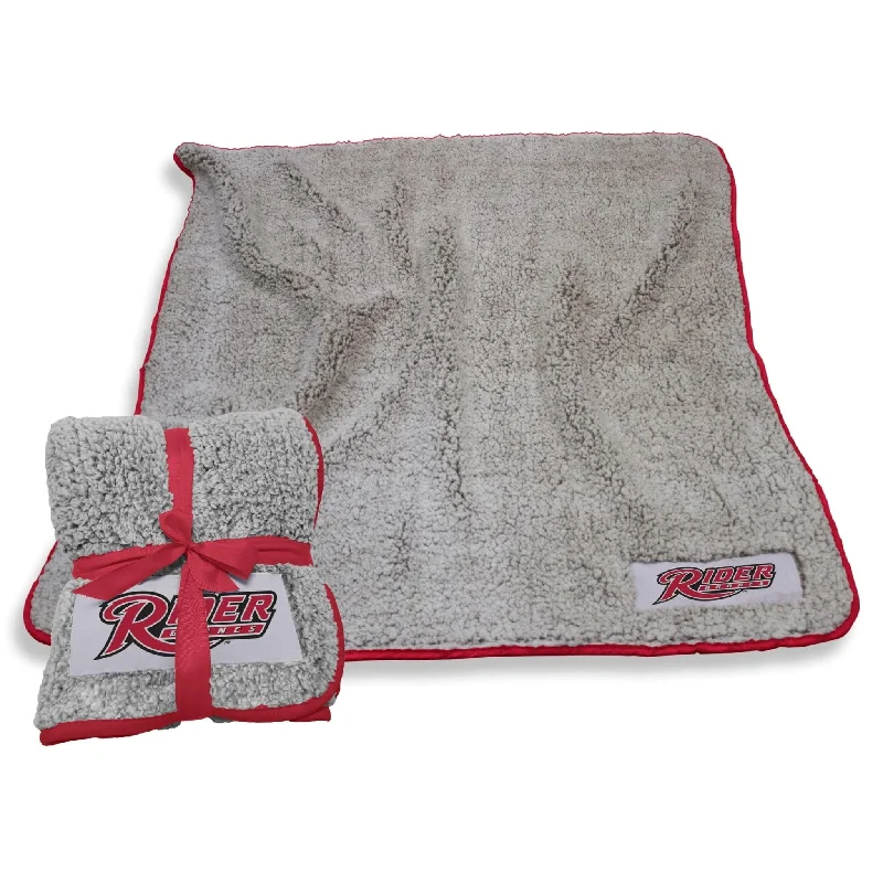 Custom team textiles for tailgating and outdoor games-Rider University Frosty Fleece