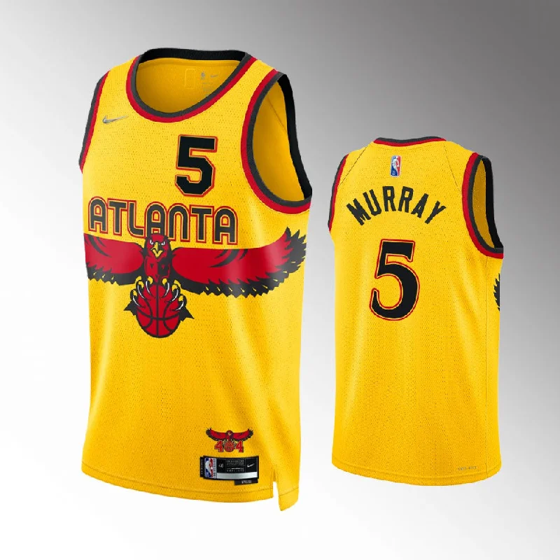 Soccer jersey with professional-grade materials-Basketball jersey with professional-grade materials-Dejounte Murray Atlanta Hawks Jersey