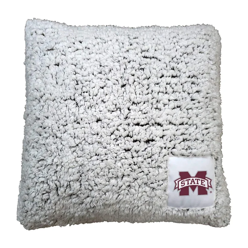 Team home textiles with energy-boosting team spirit-Mississippi State Frosty Throw Pillow