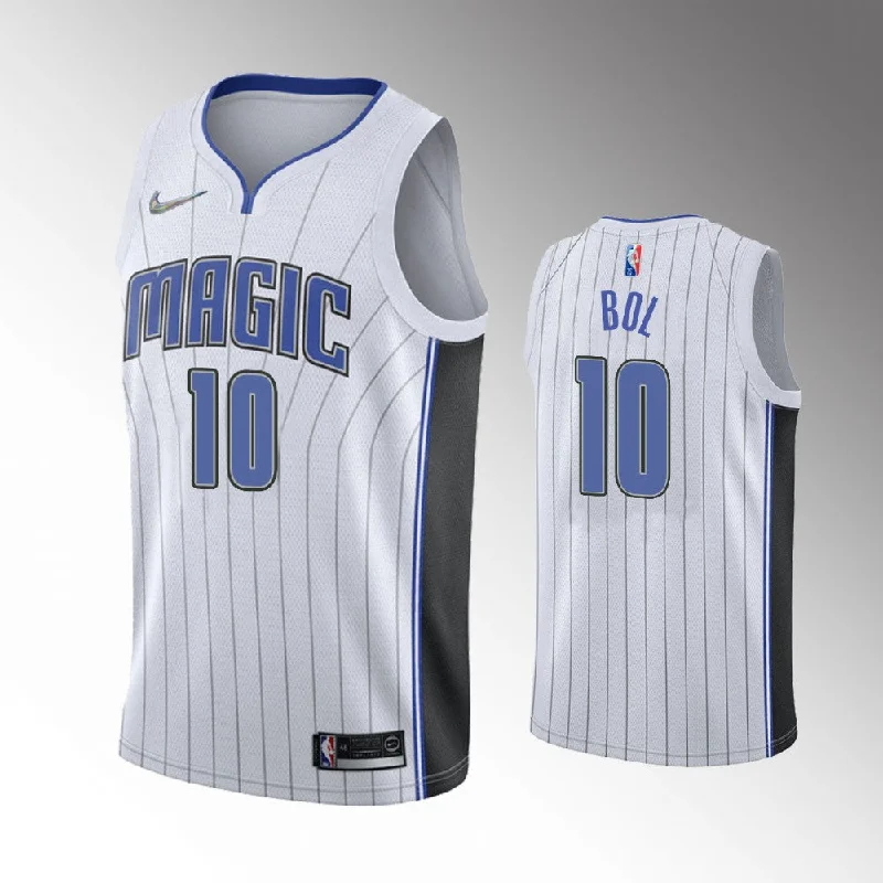 Custom soccer jersey for both indoor and outdoor games-Custom basketball jersey for both indoor and outdoor games-Bol Bol Orlando Magic Jersey