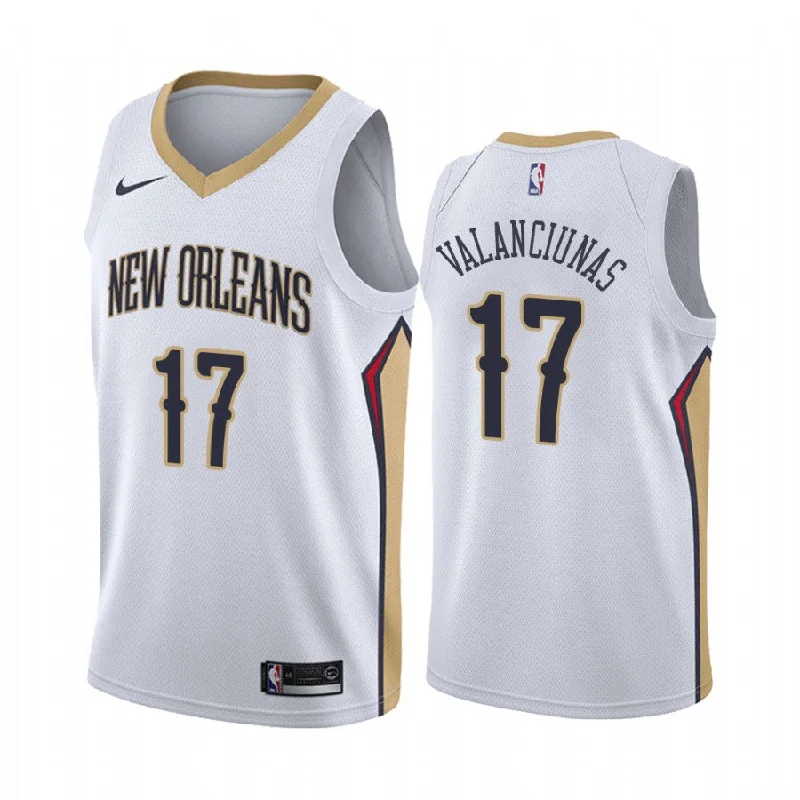 Soccer jersey with stylish details for fans-Basketball jersey with stylish details for fans-Jonas Valanciunas New Orleans Pelicans Jersey