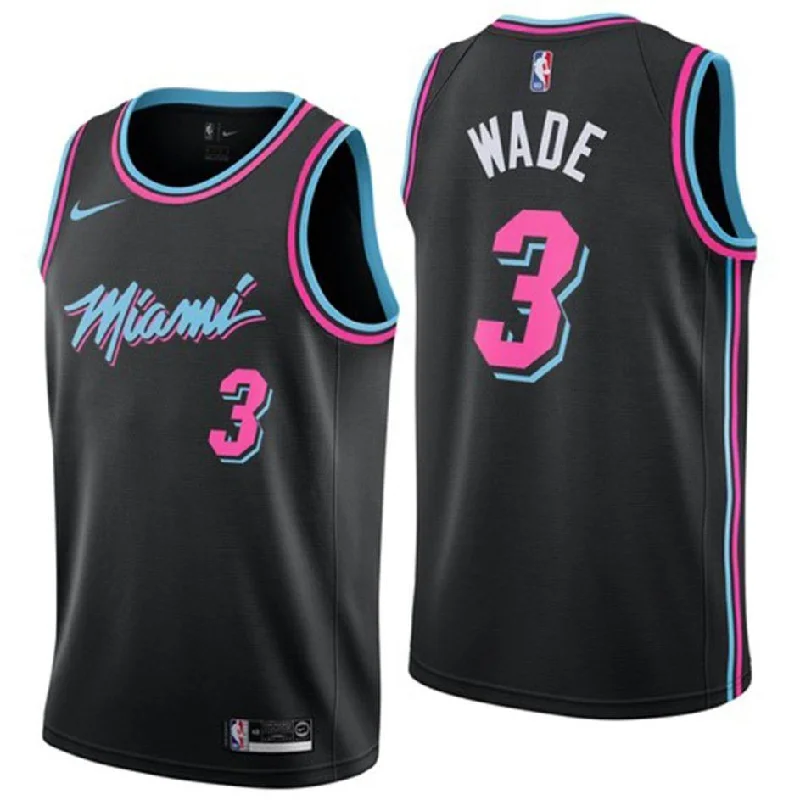 Personalized soccer jersey with motivational quotes-Personalized basketball jersey with motivational quotes-Dwyane Wade Miami Heat 2020-21 City Edition Jersey