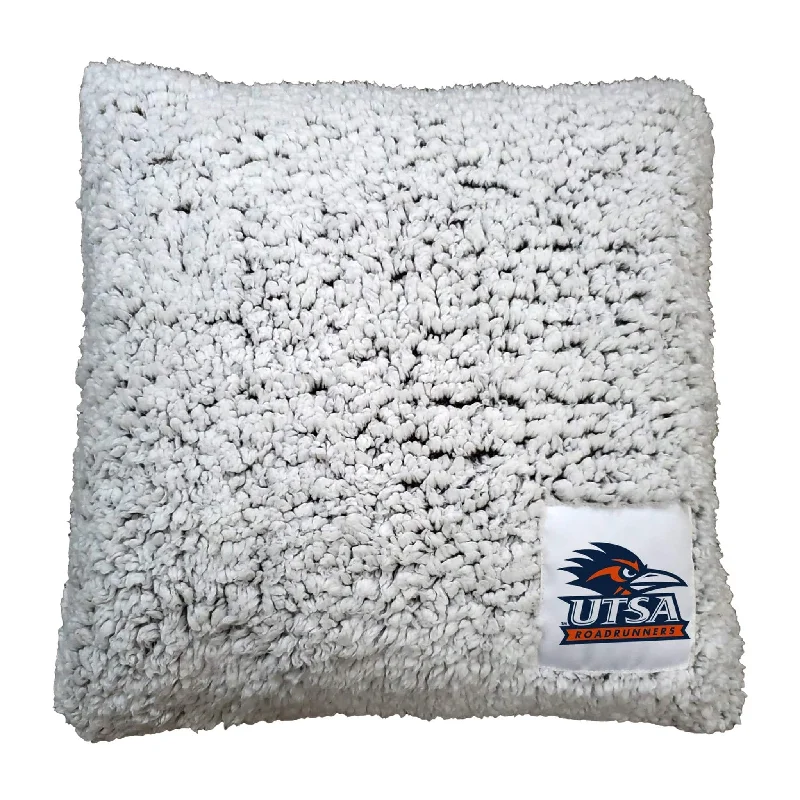 Custom team home textiles for sports fans-Texas San Antonio Frosty Throw Pillow