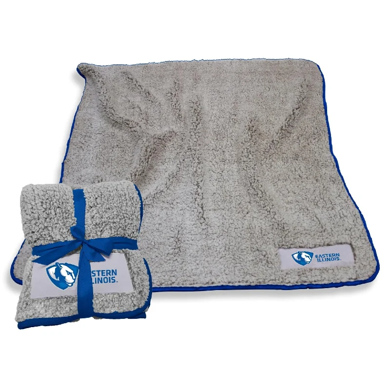 Personalized team towels for home games-Eastern Illinois Royal Frosty Fleece