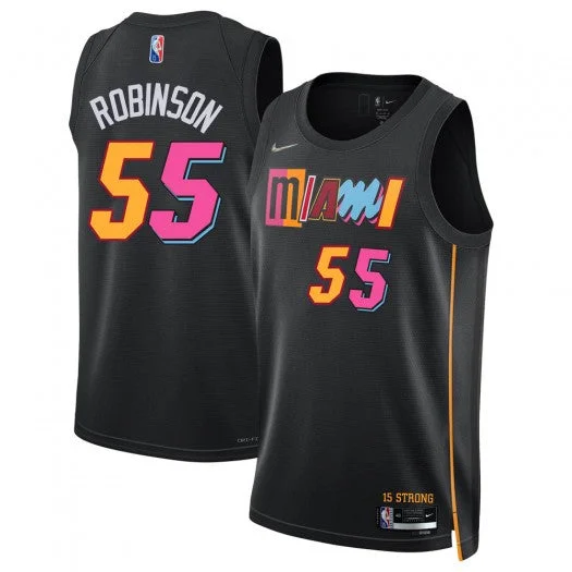 Soccer jersey with modern cut and fit-Basketball jersey with modern cut and fit-Duncan Robinson Miami Heat Jersey