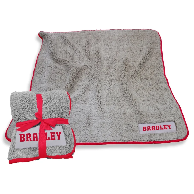 Team-themed home textiles for the ultimate fan experience-Bradley University Frosty Fleece