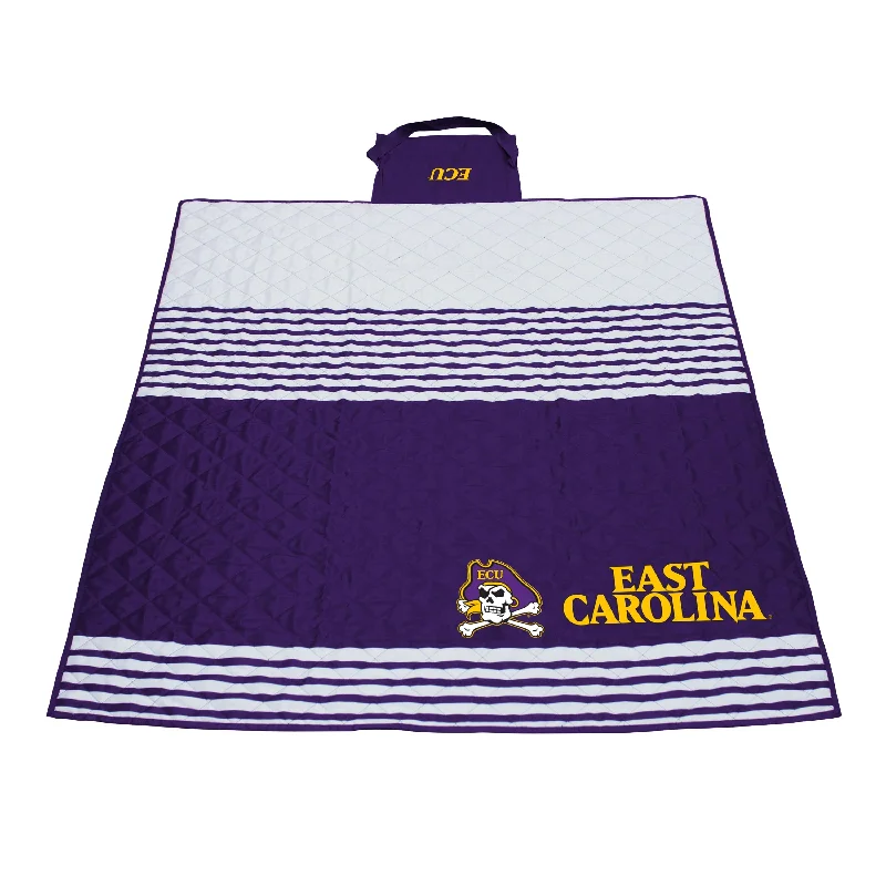 Team home textiles with bold patterns for sports rooms-East Carolina Outdoor Blanket