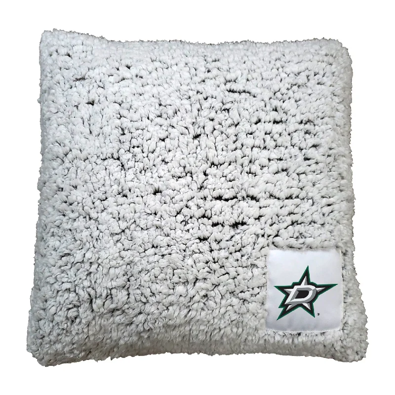 Custom team comforters for every fan-Dallas Stars Frosty Throw Pillow