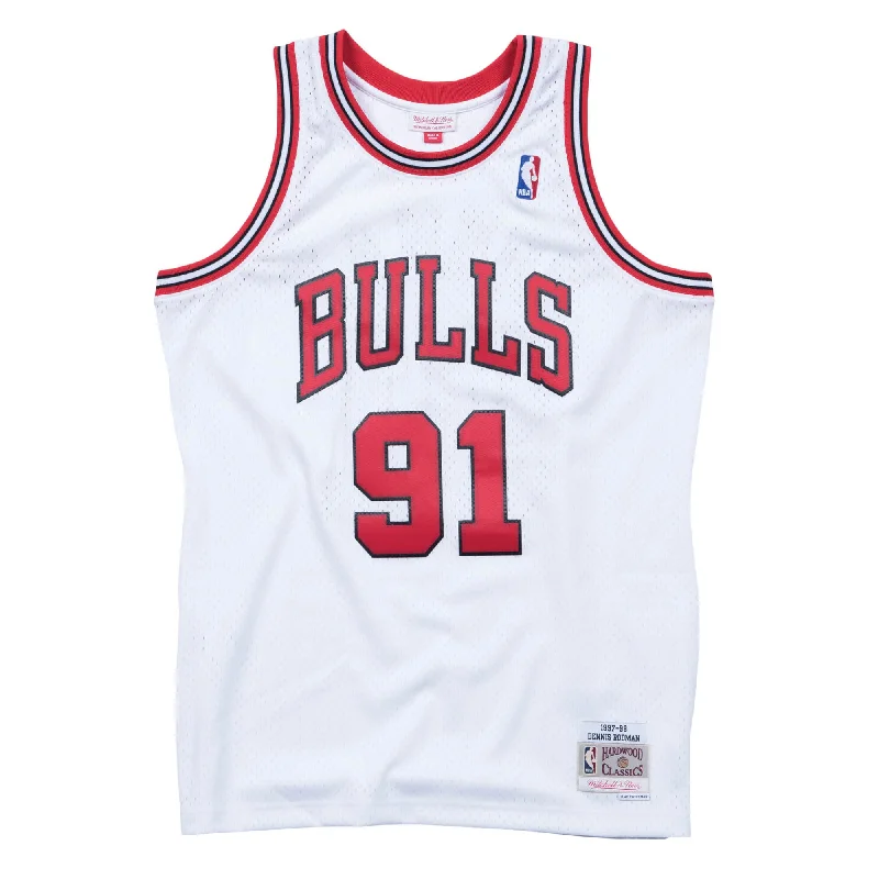 Authentic soccer jersey for sports memorabilia-Authentic basketball jersey for sports memorabilia-Dennis Rodman Chicago Bulls Jersey