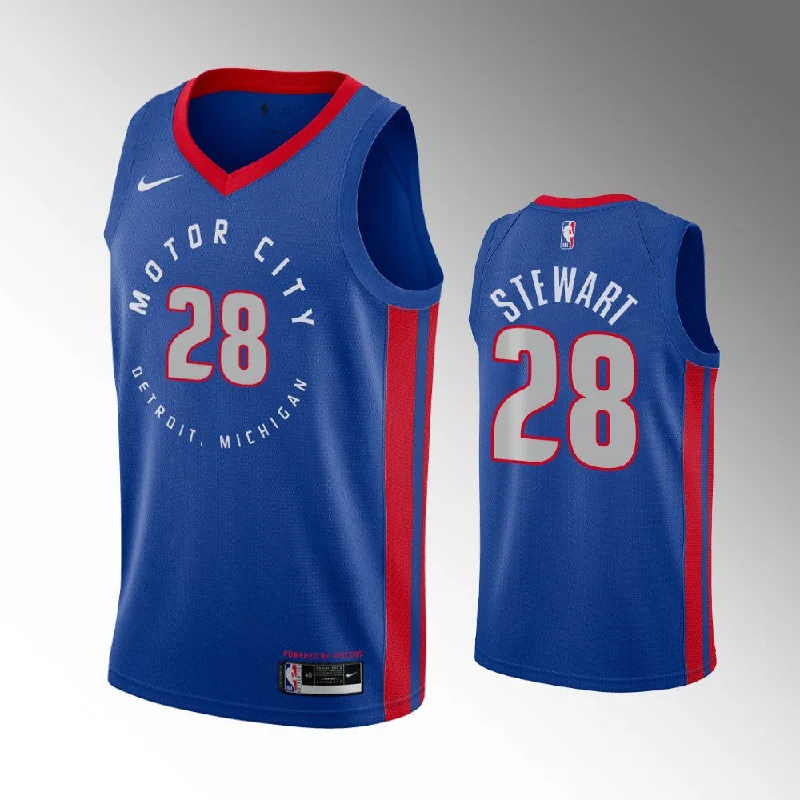 Soccer jerseys with custom patches and designs-Basketball jerseys with custom patches and designs-Isaiah Stewart Detroit Pistons Jersey