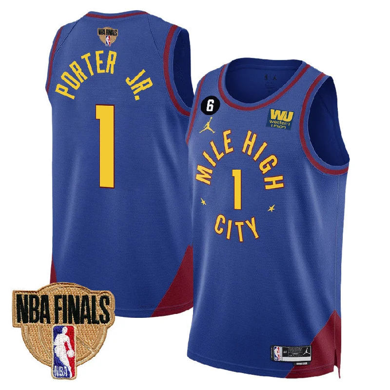 Personalized soccer jersey for casual wear-Personalized basketball jersey for casual wear-Michael Porter Jr Denver Nuggets NBA Finals Jersey