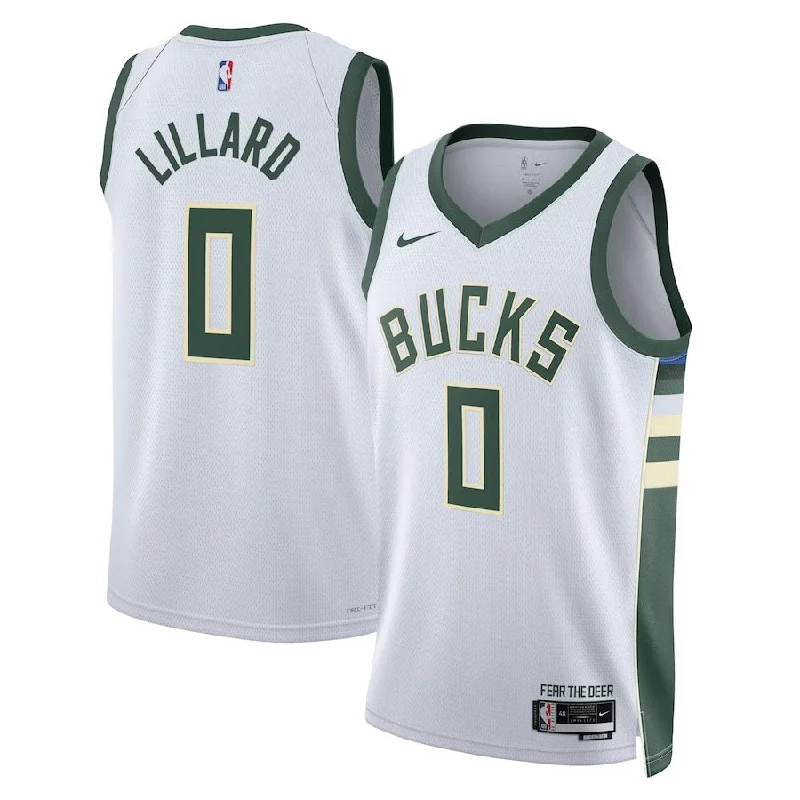 Personalized soccer jersey for sport-themed parties-Personalized basketball jersey for sport-themed parties-Damian Lillard Milwaukee Bucks Jersey