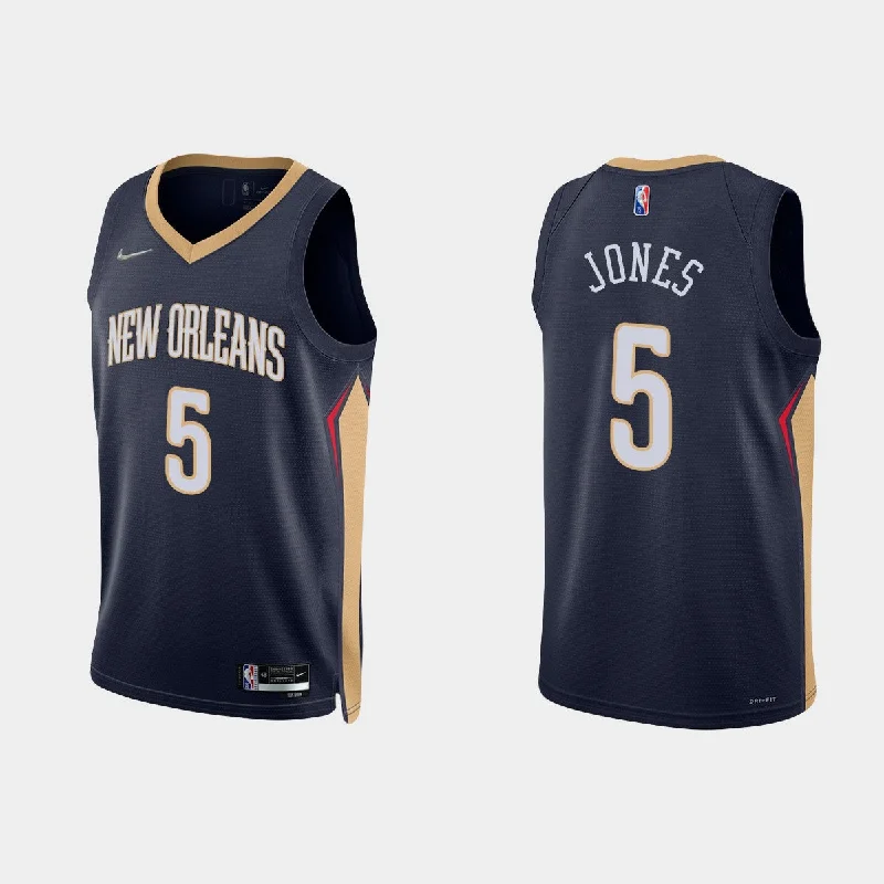 Custom soccer jersey with player name and number-Custom basketball jersey with player name and number-Herbert Jones New Orleans Pelicans Jersey