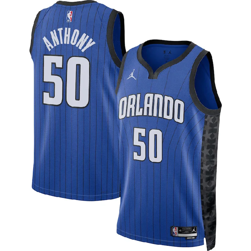 Custom soccer jersey for corporate team events-Custom basketball jersey for corporate team events-Cole Anthony Orlando Magic Jersey