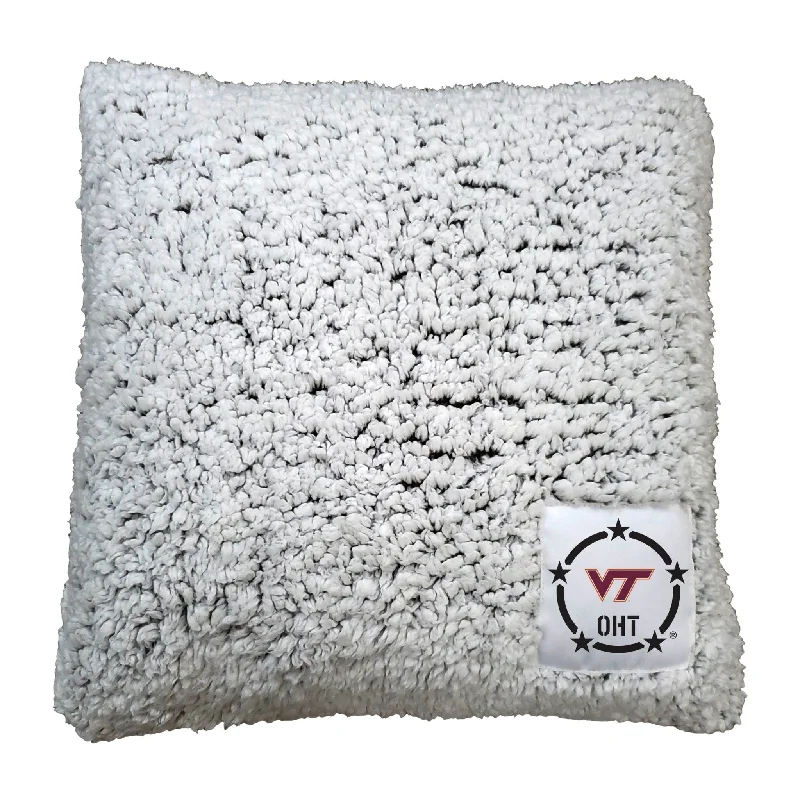 Soft, plush team blankets for watching the game in style-Virginia Tech/OHT Frosty Pillow