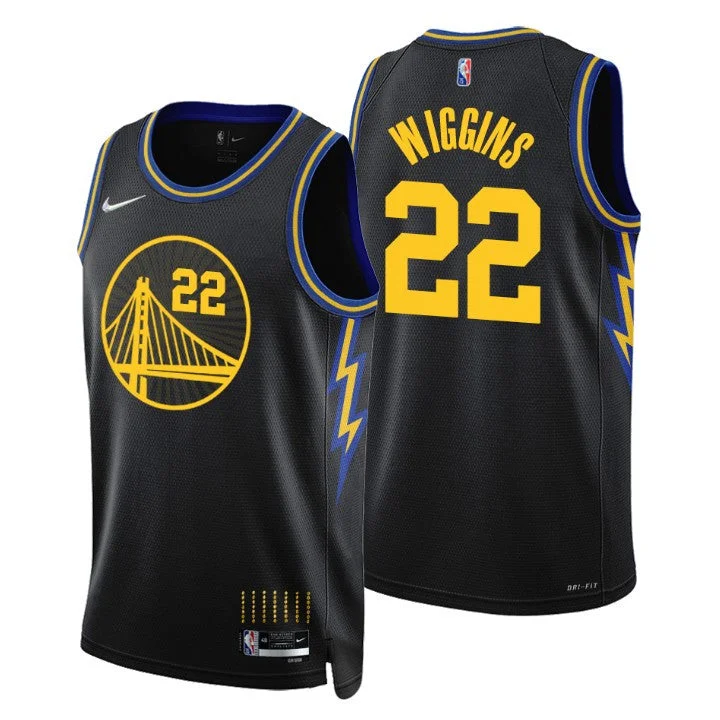 Personalized soccer jersey with bold graphic prints-Personalized basketball jersey with bold graphic prints-Andrew Wiggins Golden State Warriors Jersey