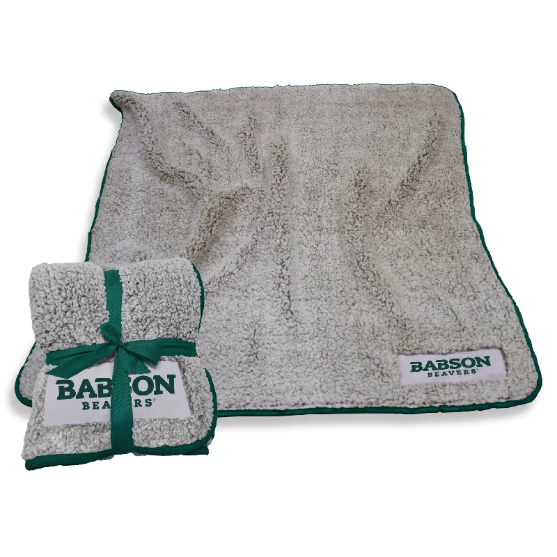 Custom team home textiles for sports fans-Babson College Hunter Frosty Fleece