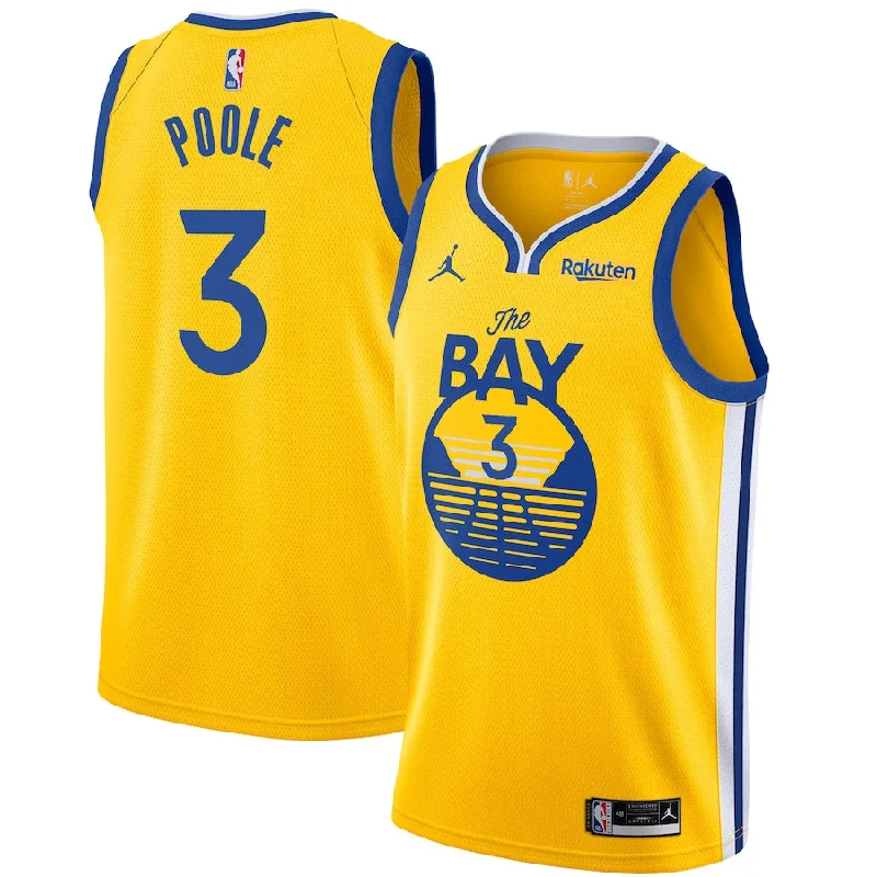 Soccer jerseys with custom patches and designs-Basketball jerseys with custom patches and designs-Jordan Poole Golden State Warriors Jersey