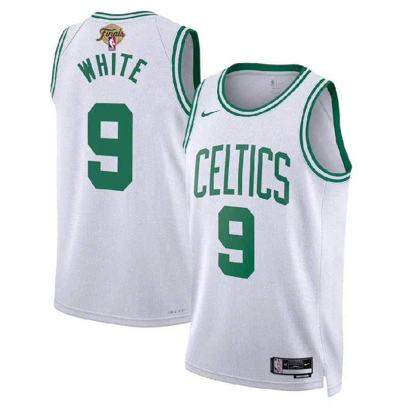 Soccer jersey with lightweight material for performance-Basketball jersey with lightweight material for performance-Derrick White Boston Celtics NBA Finals 2024 Jersey