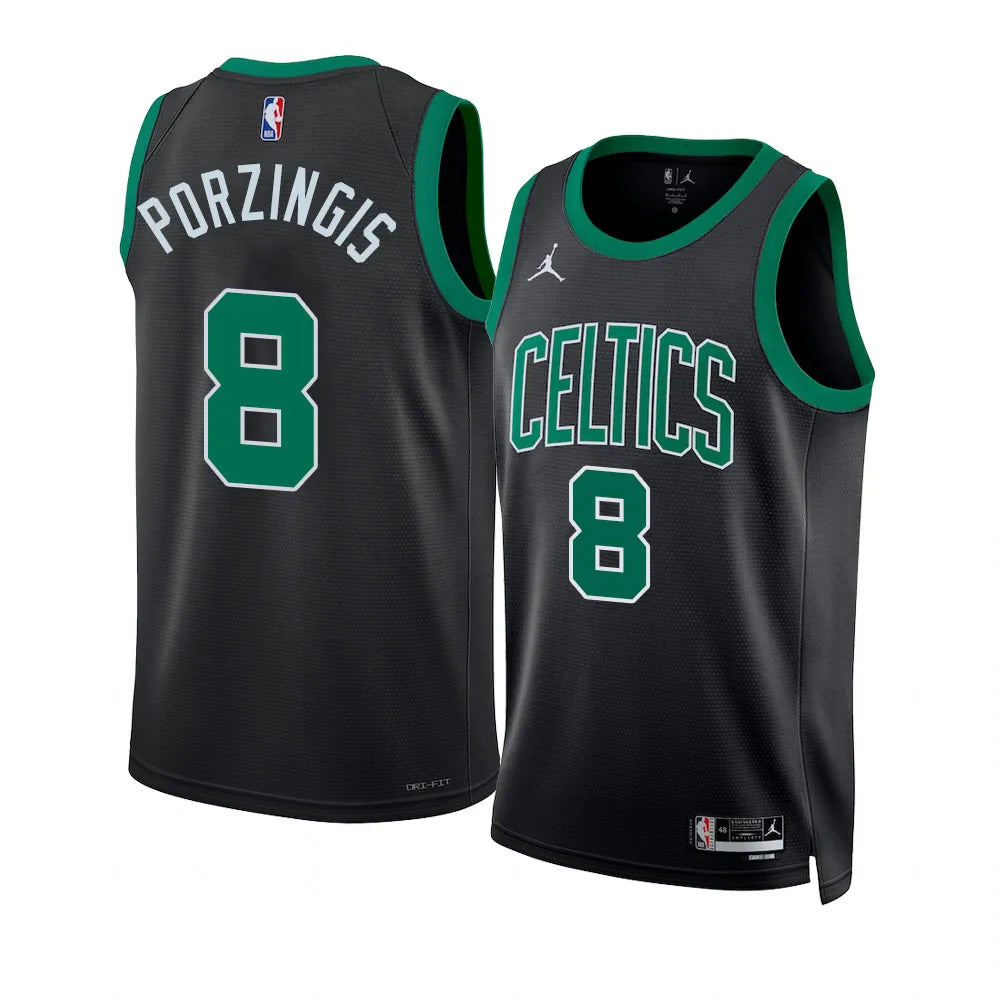 Custom soccer jersey with modern design-Custom basketball jersey with modern design-Kristaps Porzingis Boston Celtics Jersey