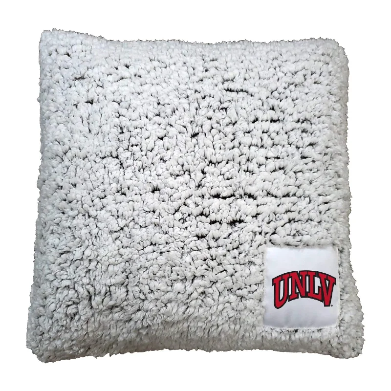 Personalized team cushions for sports fan lounges-UNLV Frosty Throw Pillow