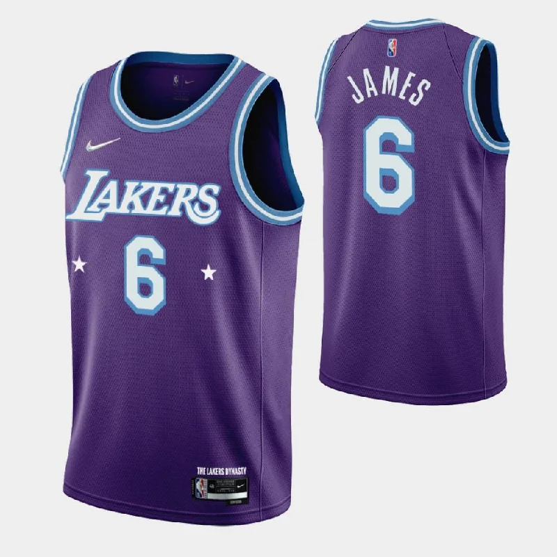 Personalized soccer jersey with bold graphic prints-Personalized basketball jersey with bold graphic prints-LeBron James Los Angeles Lakers 2021-22 City Edition Jersey