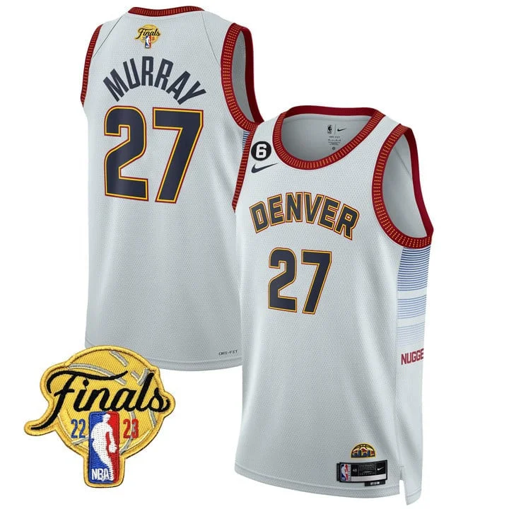 Custom soccer jersey with sleek modern lines-Custom basketball jersey with sleek modern lines-Jamal Murray Denver Nuggets NBA Finals Jersey