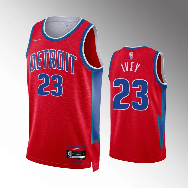 Soccer jersey for high school teams-Basketball jersey for high school teams-Jaden Ivey Detroit Pistons Jersey