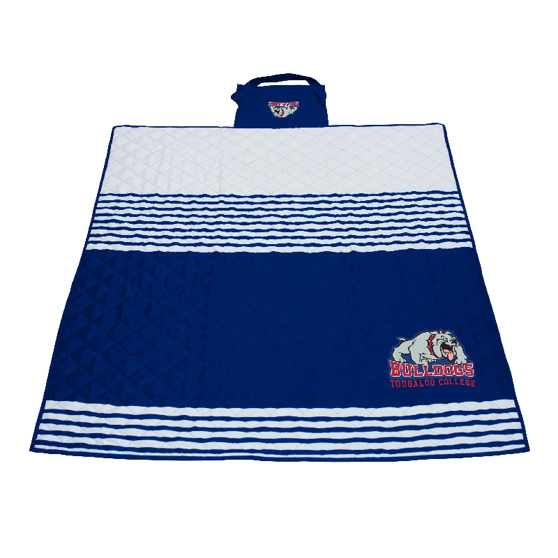 Personalized team textiles for fan merchandise and gifting-Tougaloo College Outdoor Blanket