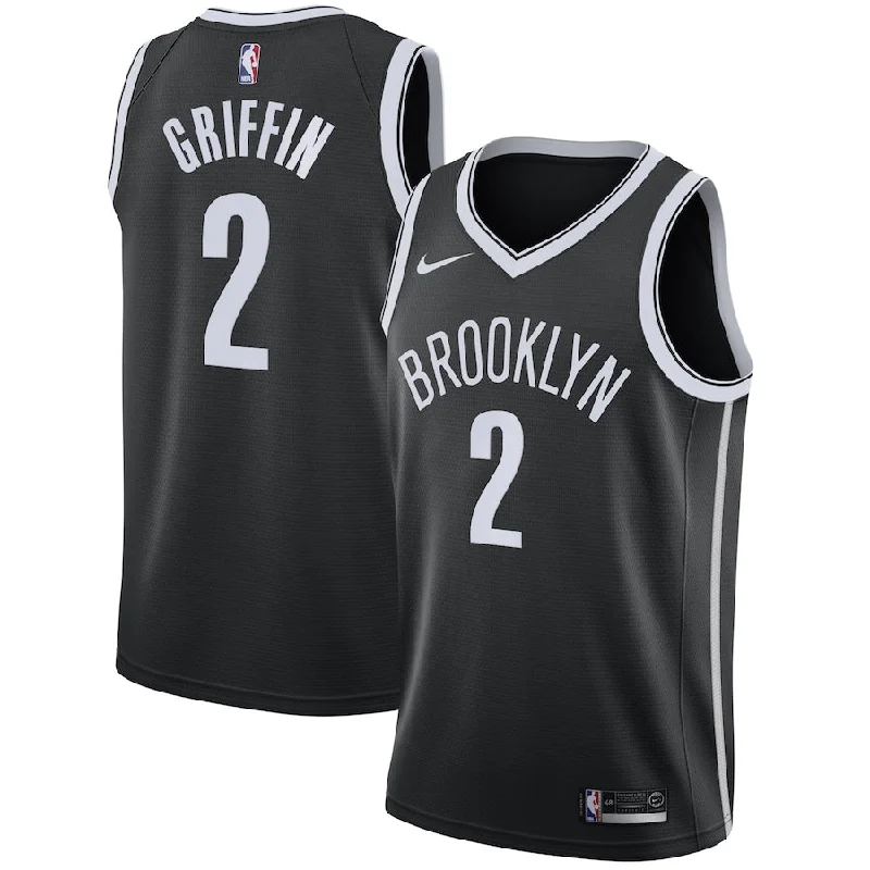 Soccer jersey with player name and number personalization-Basketball jersey with player name and number personalization-Blake Griffin Brooklyn Nets Jersey