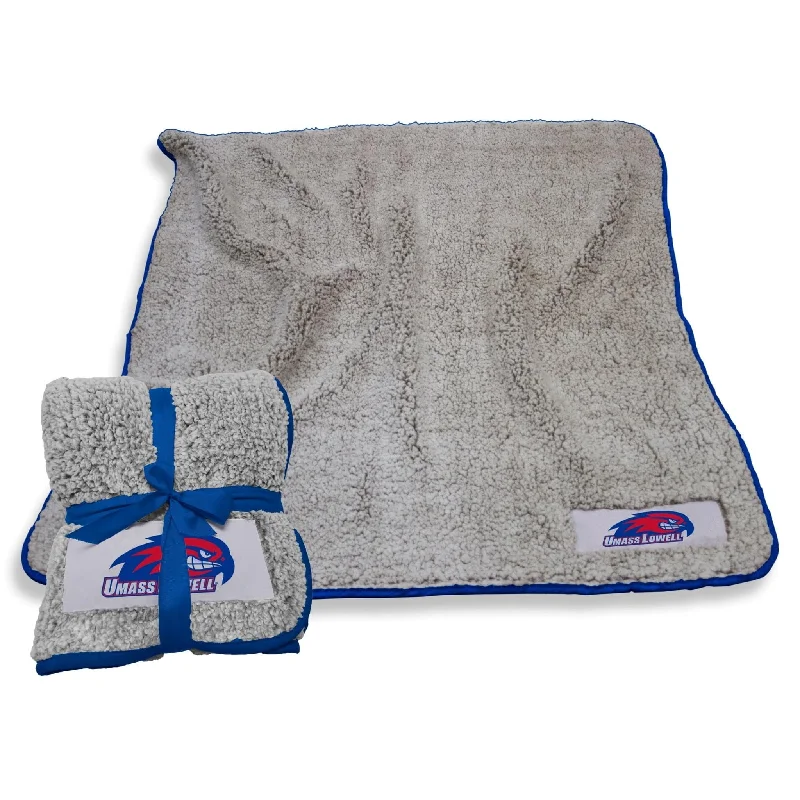 Soft, plush team blankets for watching the game in style-UMass Lowell Frosty Fleece