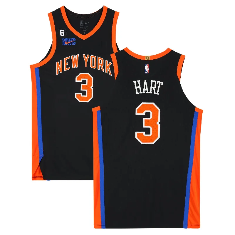 Custom soccer jersey with custom design options-Custom basketball jersey with custom design options-Josh Hart New York Knicks Jersey