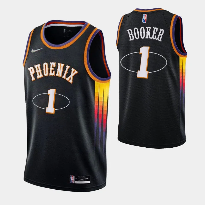 Custom soccer jersey with colorful and bold designs-Custom basketball jersey with colorful and bold designs-Devin Booker Phoenix Suns Jersey